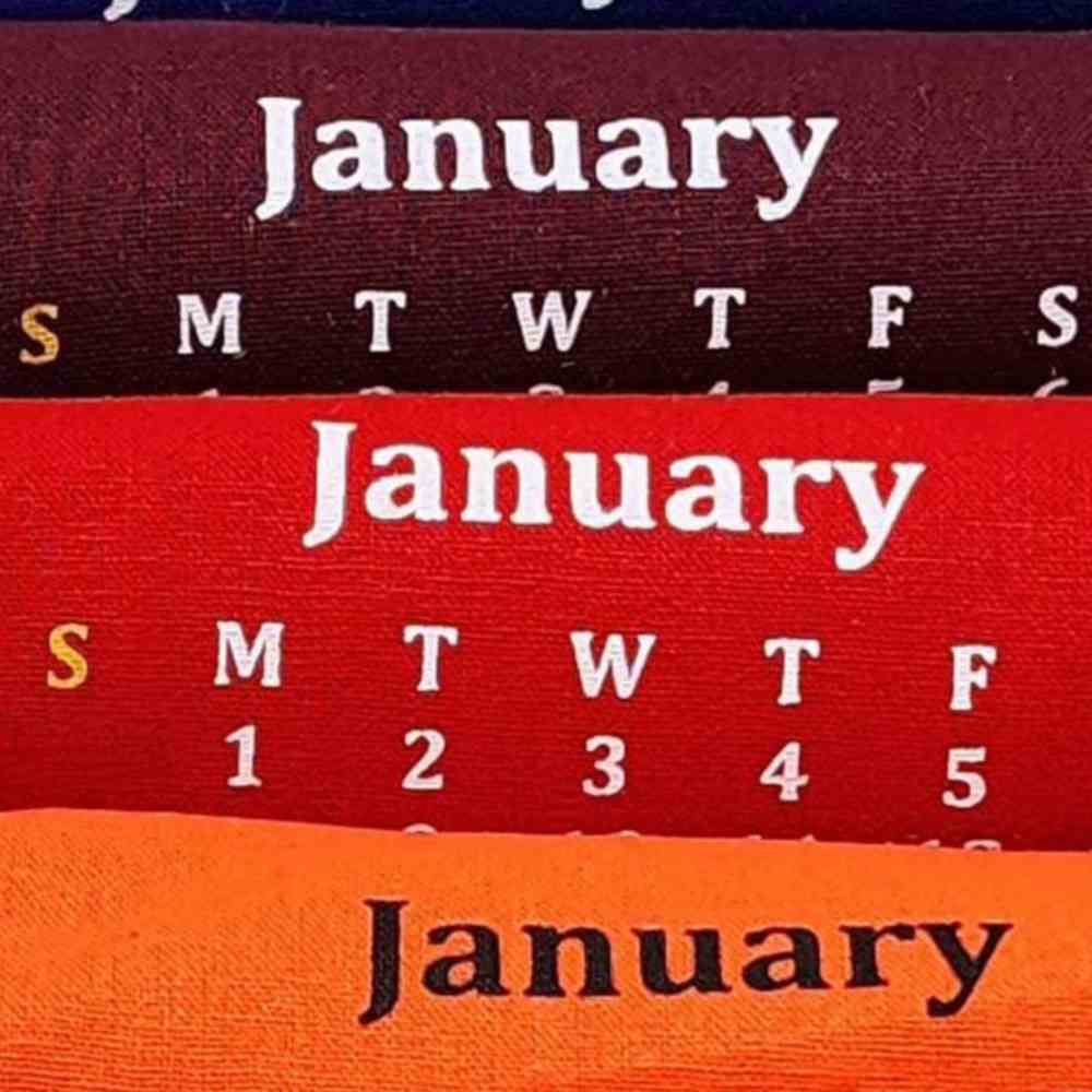 Eco friendly Canvas Calendar